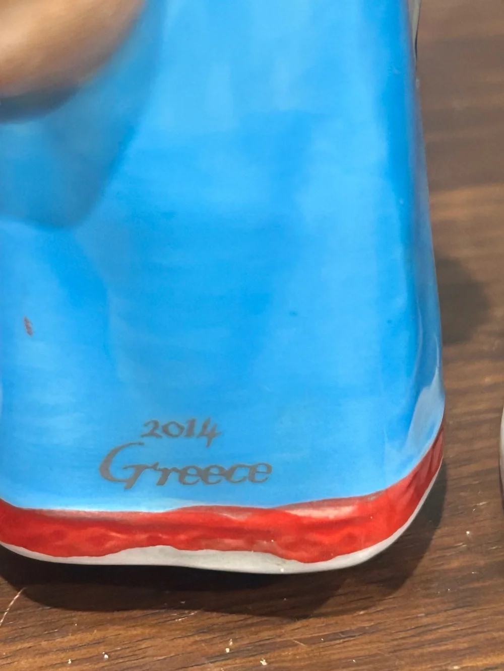 3 Crate and Barrel Around the World Santa Ornaments-2014 Greece, Russia & Norway